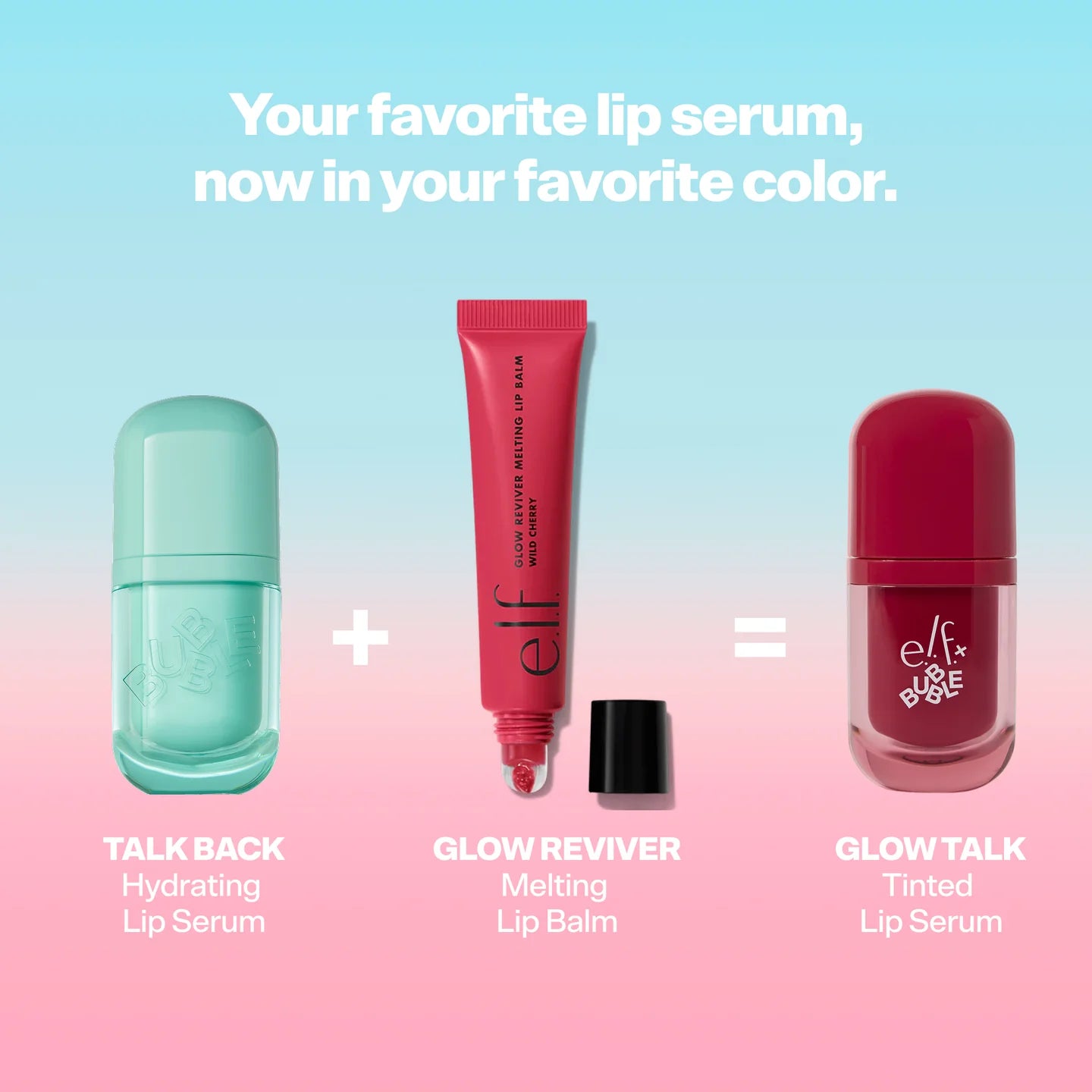 ELF Glow Talk Tinted Lip Serum
