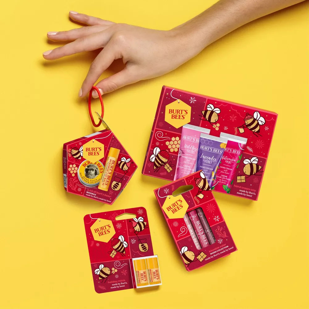 Burt's Bees Mini Lip Balms Beeswax Gift Set