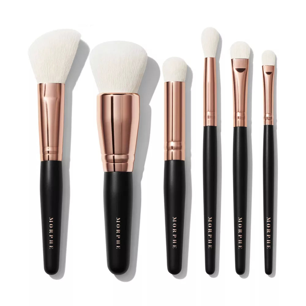 Morphe Rosé Away Travel Brush Set - 6pc