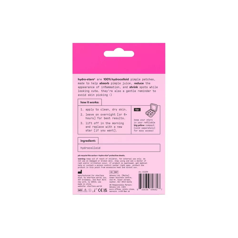 Starface Hydro-Stars Pink Party Pack - 16ct