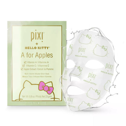 Pixi + Hello Kitty Sheet Multi-Vitamin Infusion Face Sheet Mask - 3ct