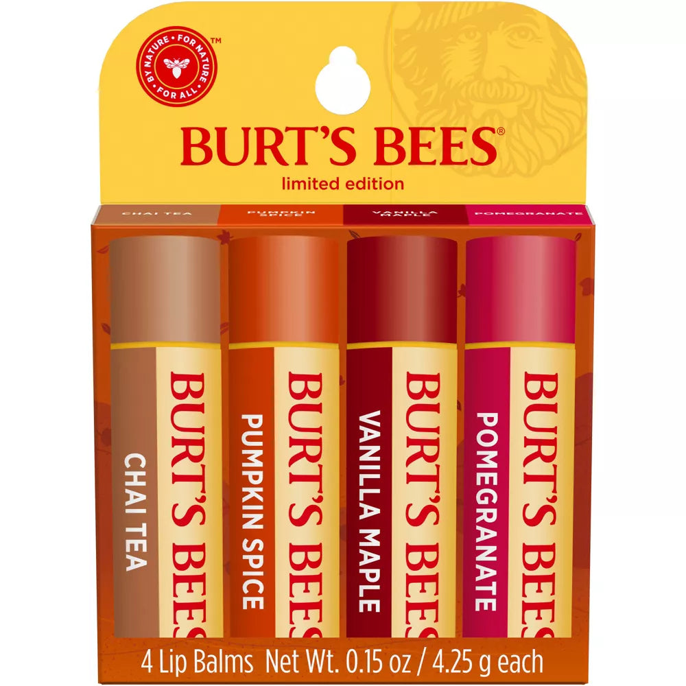 Burt's Bees Fall Lip Balm Gift Set