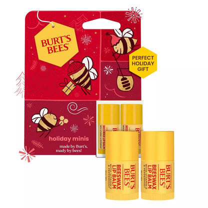 Burt's Bees Mini Lip Balms Beeswax Gift Set