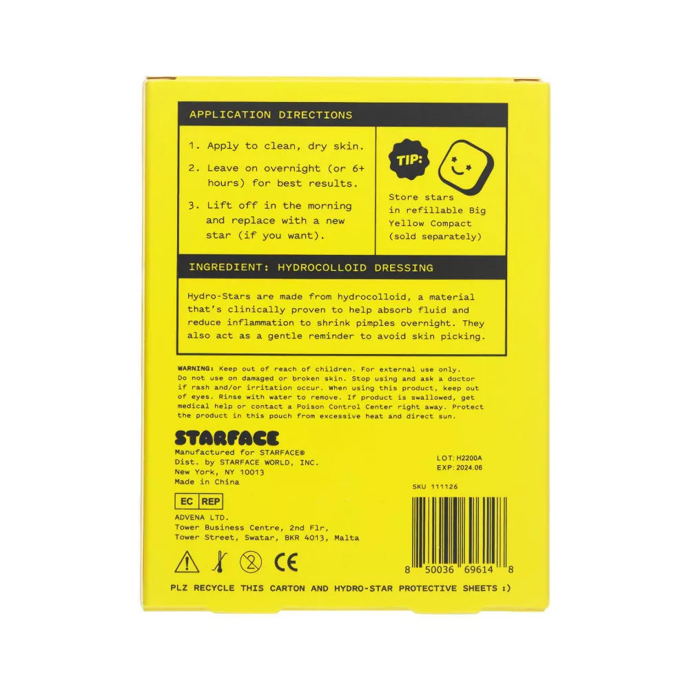 Starface Hydro Star Pimple Patches Mini Pack - 16pc