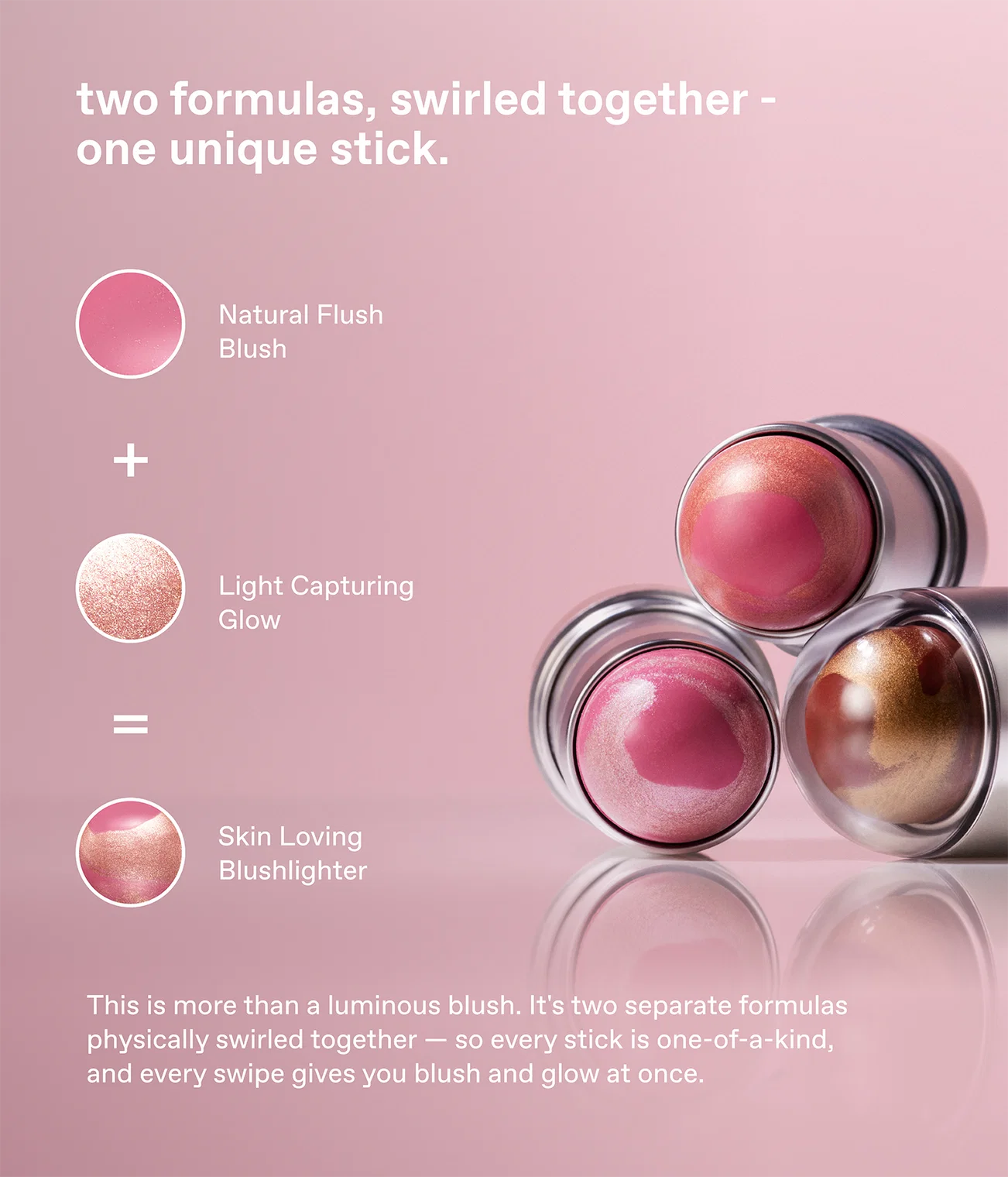 r.e.m. beauty Mélange à Trois Blush & Highlight Stick