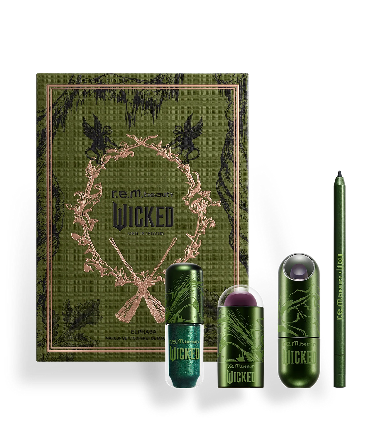 r.e.m. beauty x Wicked Elphaba Makeup Set