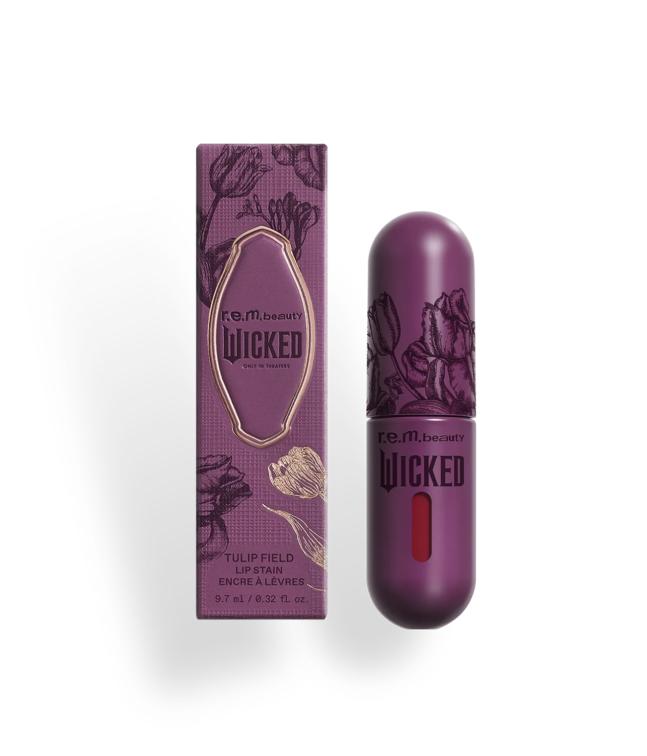 r.e.m. beauty x Wicked: For Good Tulip Field Lip Stain