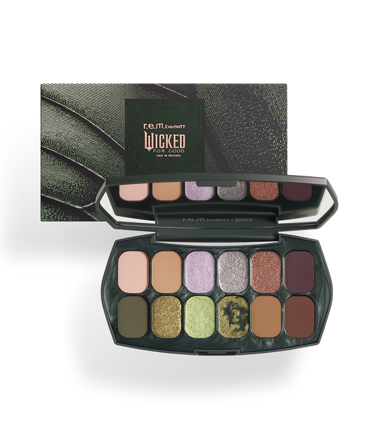 r.e.m.beauty x Wicked: For Good Ozian Forest Eyeshadow Palette