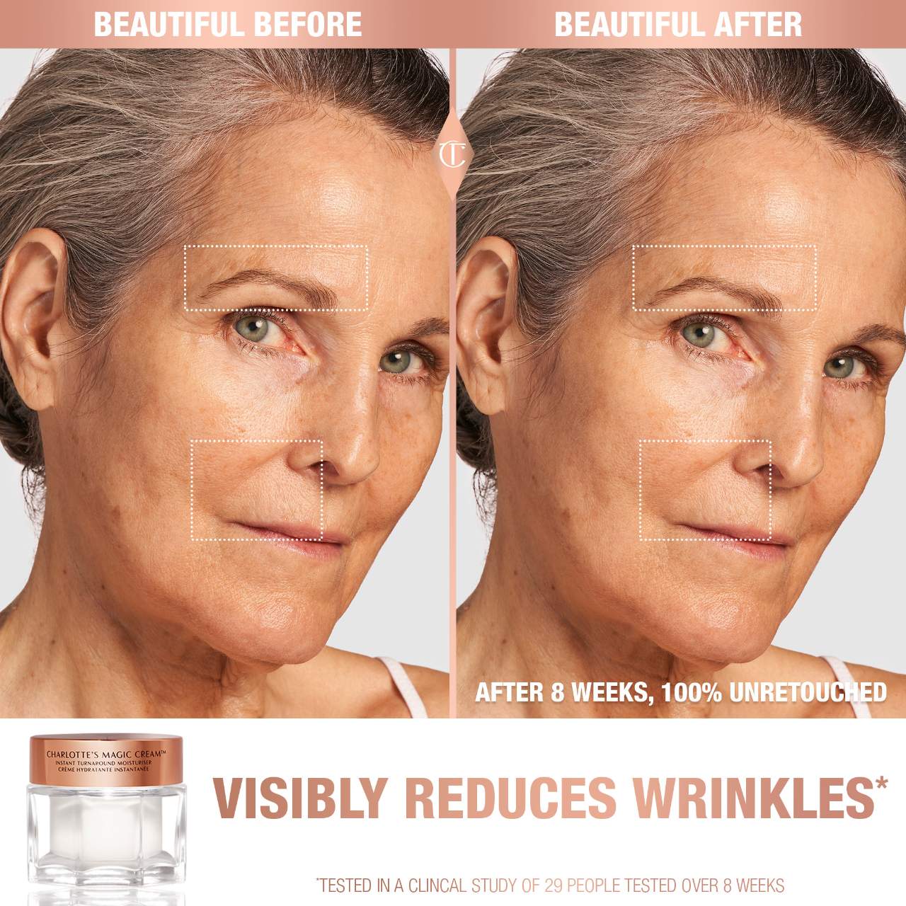 Charlotte Tilbury Magic Cream Anti-Aging Moisturizer with Hyaluronic Acid