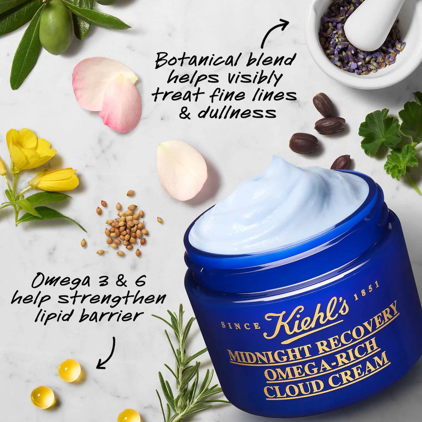 Kiehl's Midnight  Recovery Omega-Rich Cloud Cream