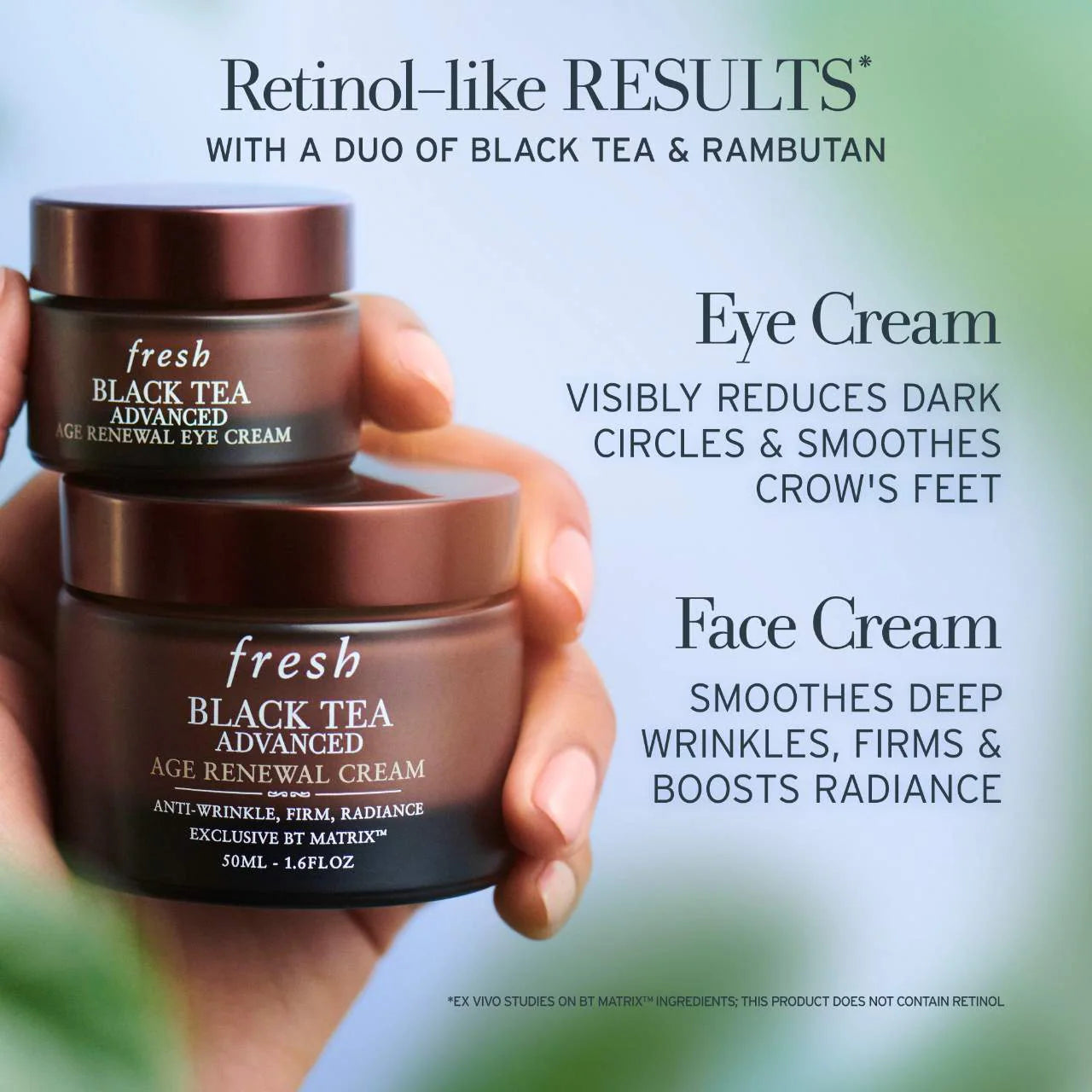 fresh Black Tea Anti-Aging Moisturizer with Retinol-Alternative BT Matrix