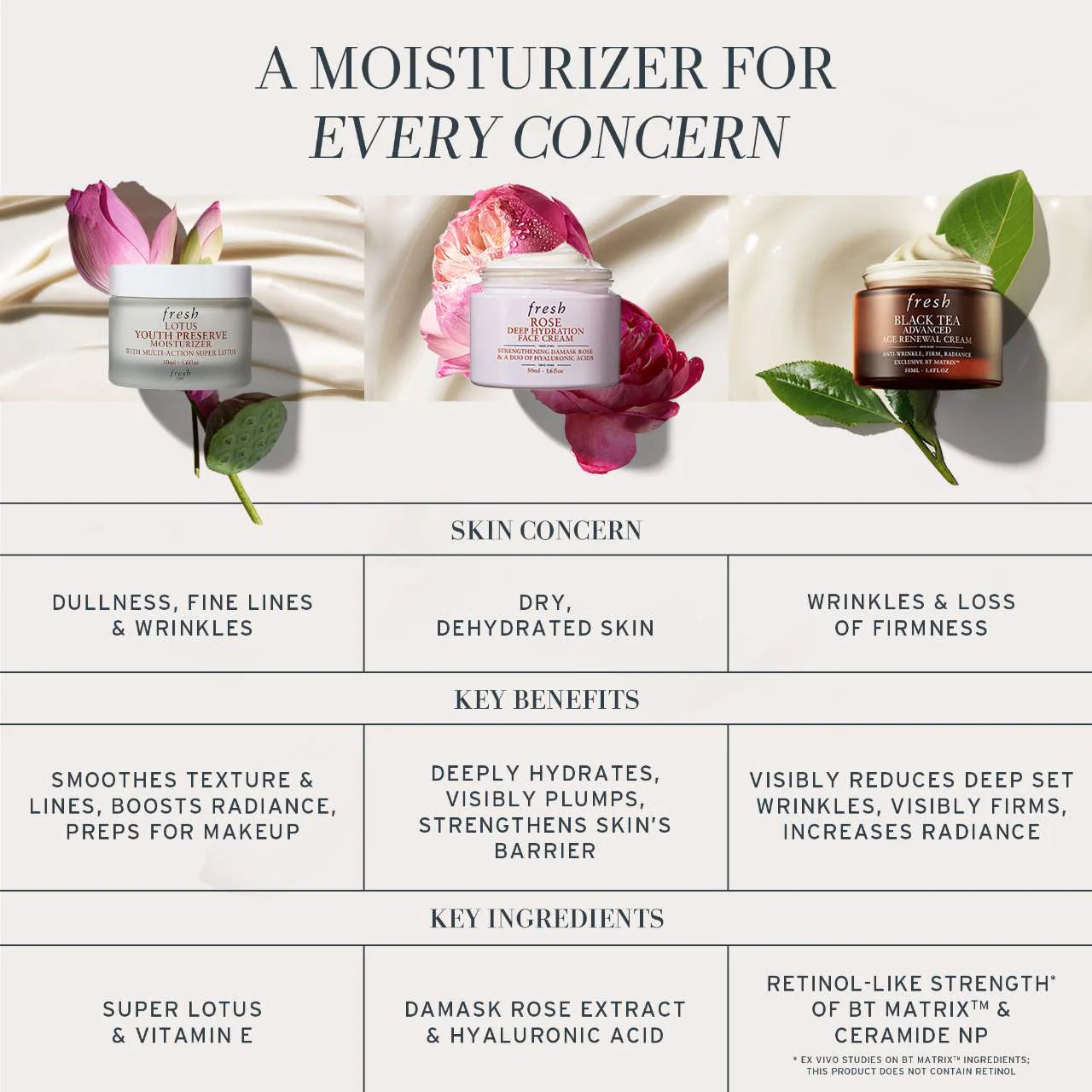 fresh Black Tea Anti-Aging Moisturizer with Retinol-Alternative BT Matrix