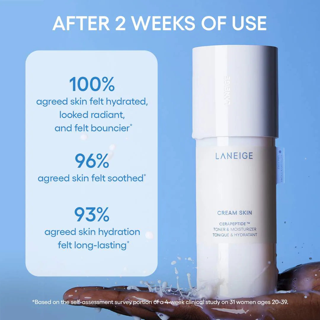 LANEIGE Cream Skin Refillable Toner & Moisturizer