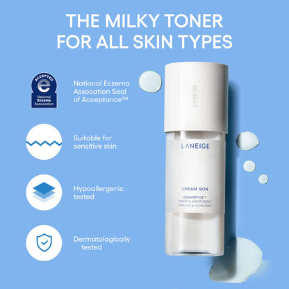 LANEIGE Cream Skin Refillable Toner & Moisturizer