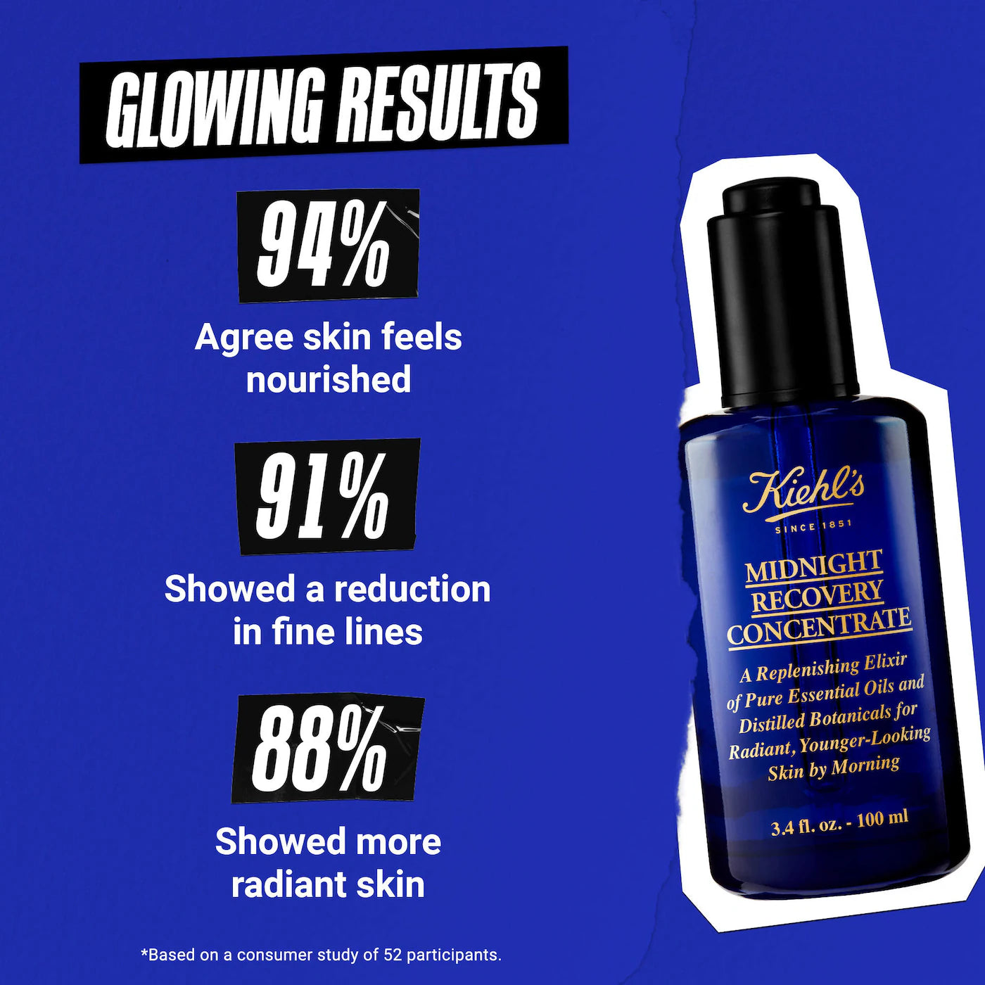 Kiehl's Midnight Recovery Concentrate Moisturizing Face Oil Serum
