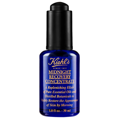 Kiehl's Midnight Recovery Concentrate Moisturizing Face Oil Serum