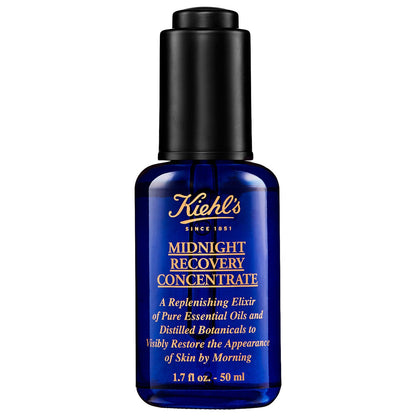Kiehl's Midnight Recovery Concentrate Moisturizing Face Oil Serum