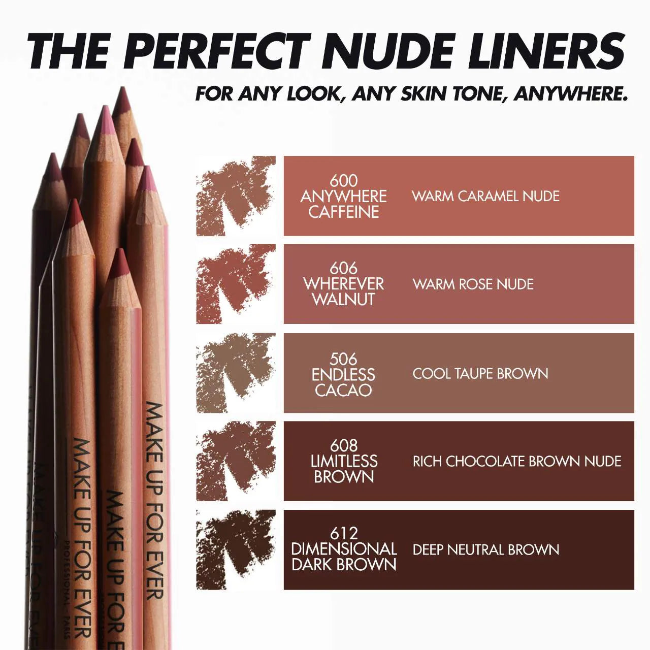 MAKE UP FOR EVER Artist Color Pencil Long-Lasting Lip Liner