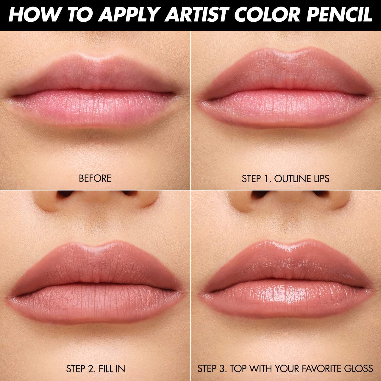 MAKE UP FOR EVER Artist Color Pencil Long-Lasting Lip Liner