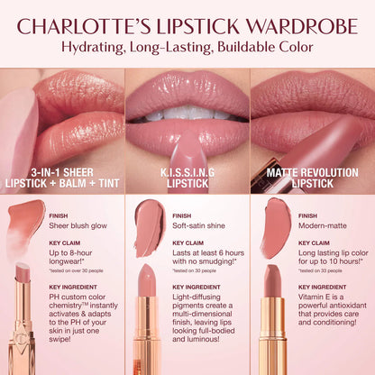 Charlotte Tilbury K.I.S.S.I.N.G Satin Shine Lipstick
