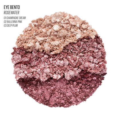 Kaja Eye Bento Bouncy Eyeshadow Trio - Rosewater