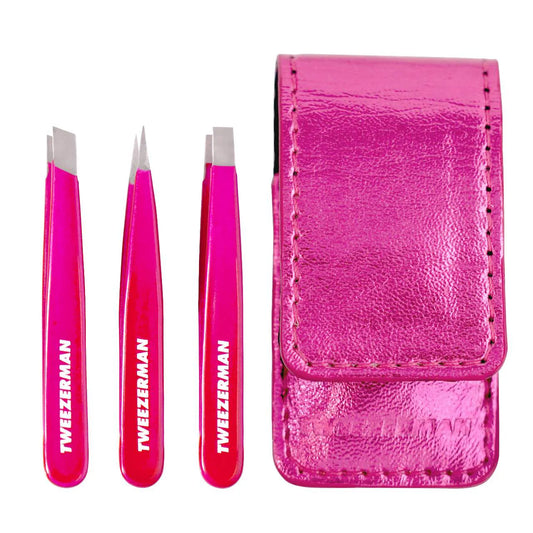 TWEEZERMAN Micro Mini Pink Perfection Tweezer Set