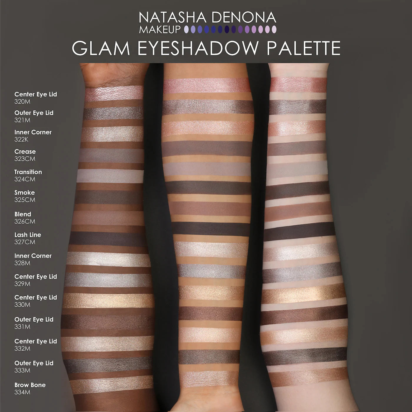 NATASHA DENONA Glam Eyeshadow Palette
