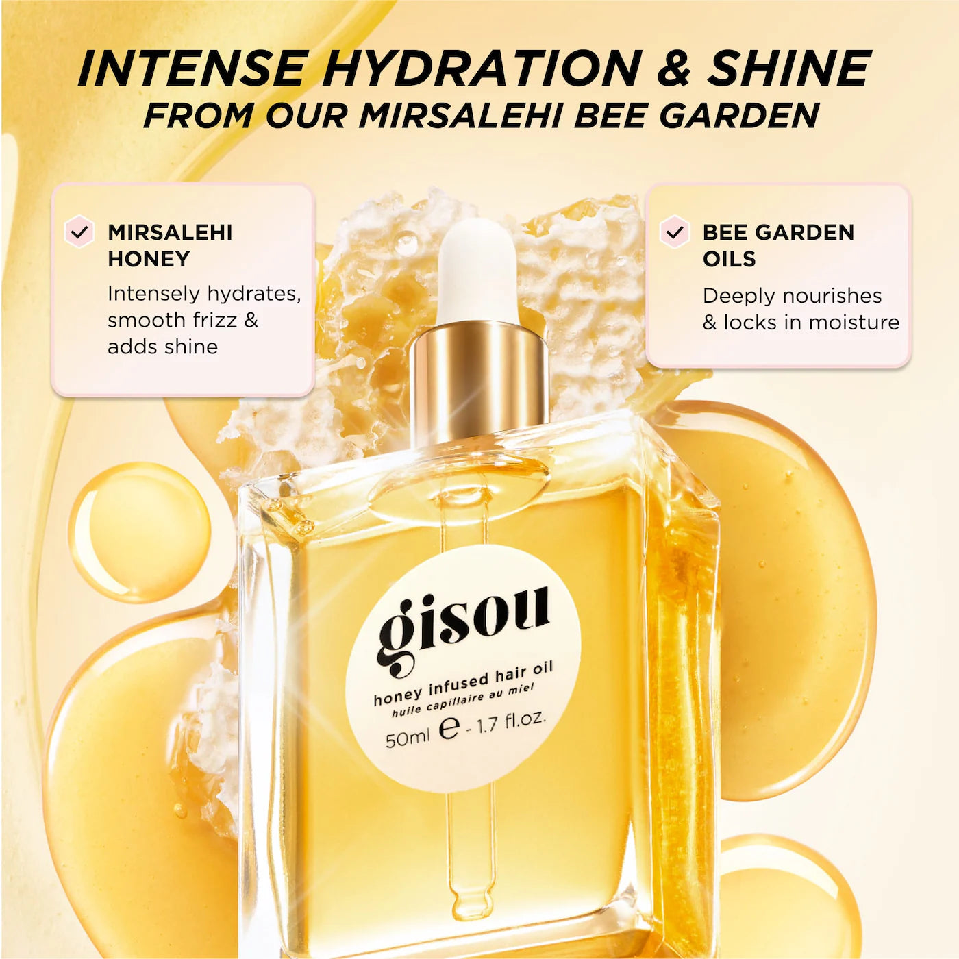 Gisou Honey Infused Hair Oil