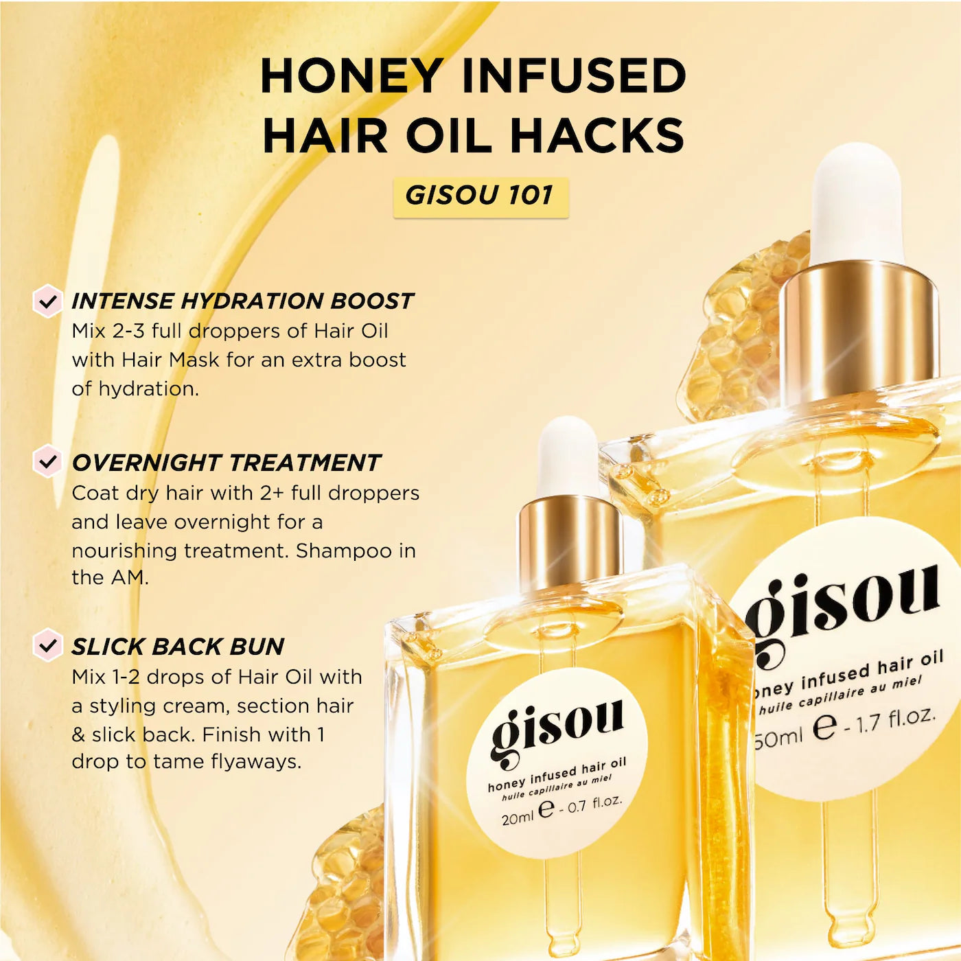 Gisou Honey Infused Hair Oil