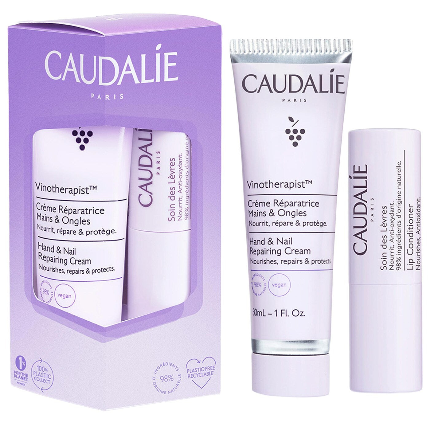 Caudalie Hand & Lip Moisturizing Duo