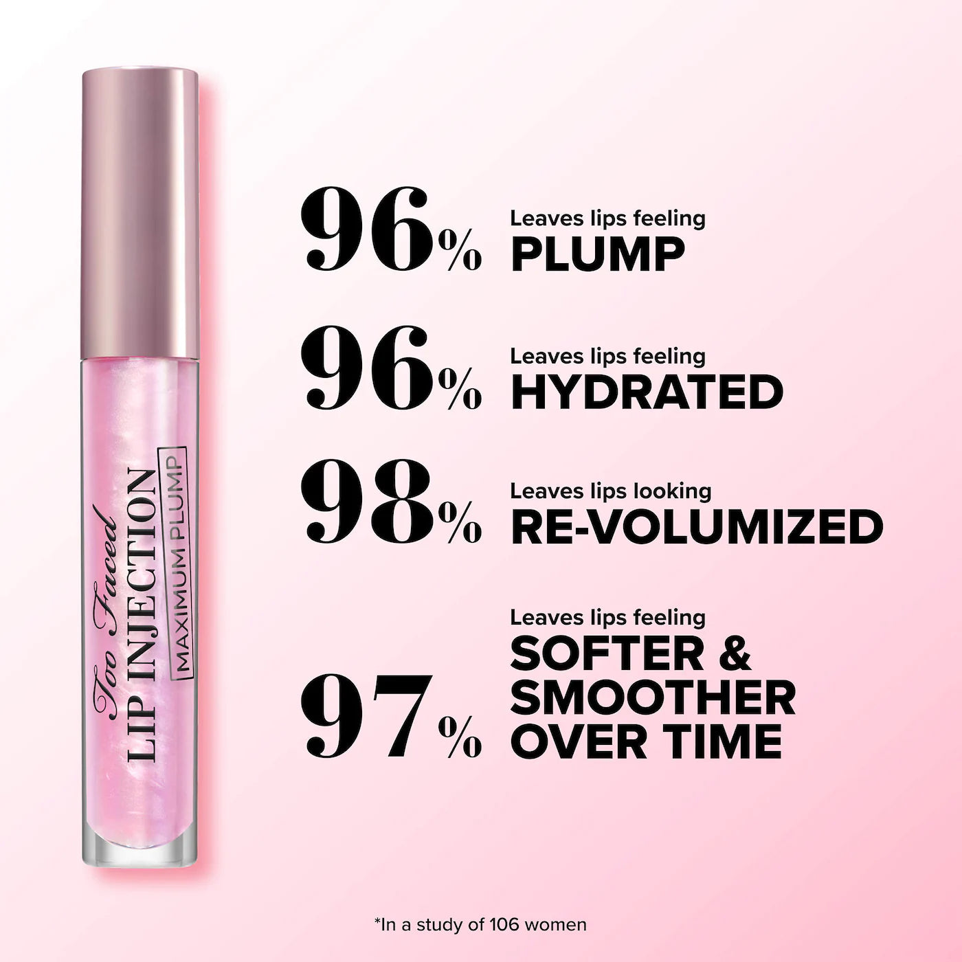 Too Faced Mini Lip Injection Maximum Plump Extra Strength Hydrating Lip Plumper