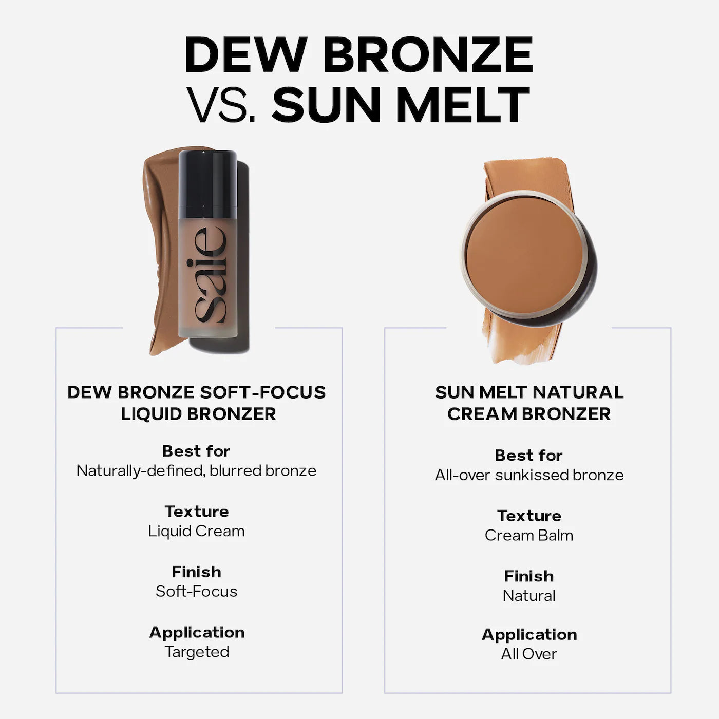 Saie Sun Melt Natural Cream Bronzer