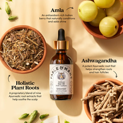 Fable & Mane HoliRoots™ Pre-Wash Treatment Oil for Thinning Hair
