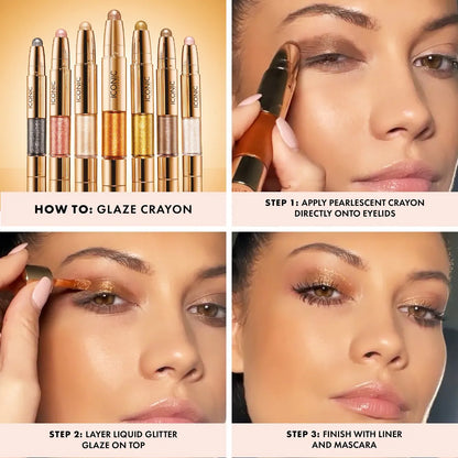 Iconic London Glaze Dual Ended Eyeshadow Crayon