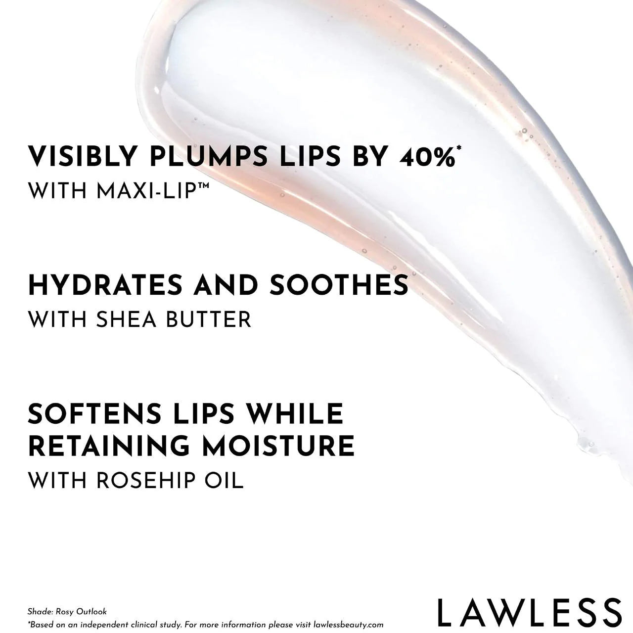 LAWLESS Mini Forget The Filler Lip Plumper Line Smoothing Gloss