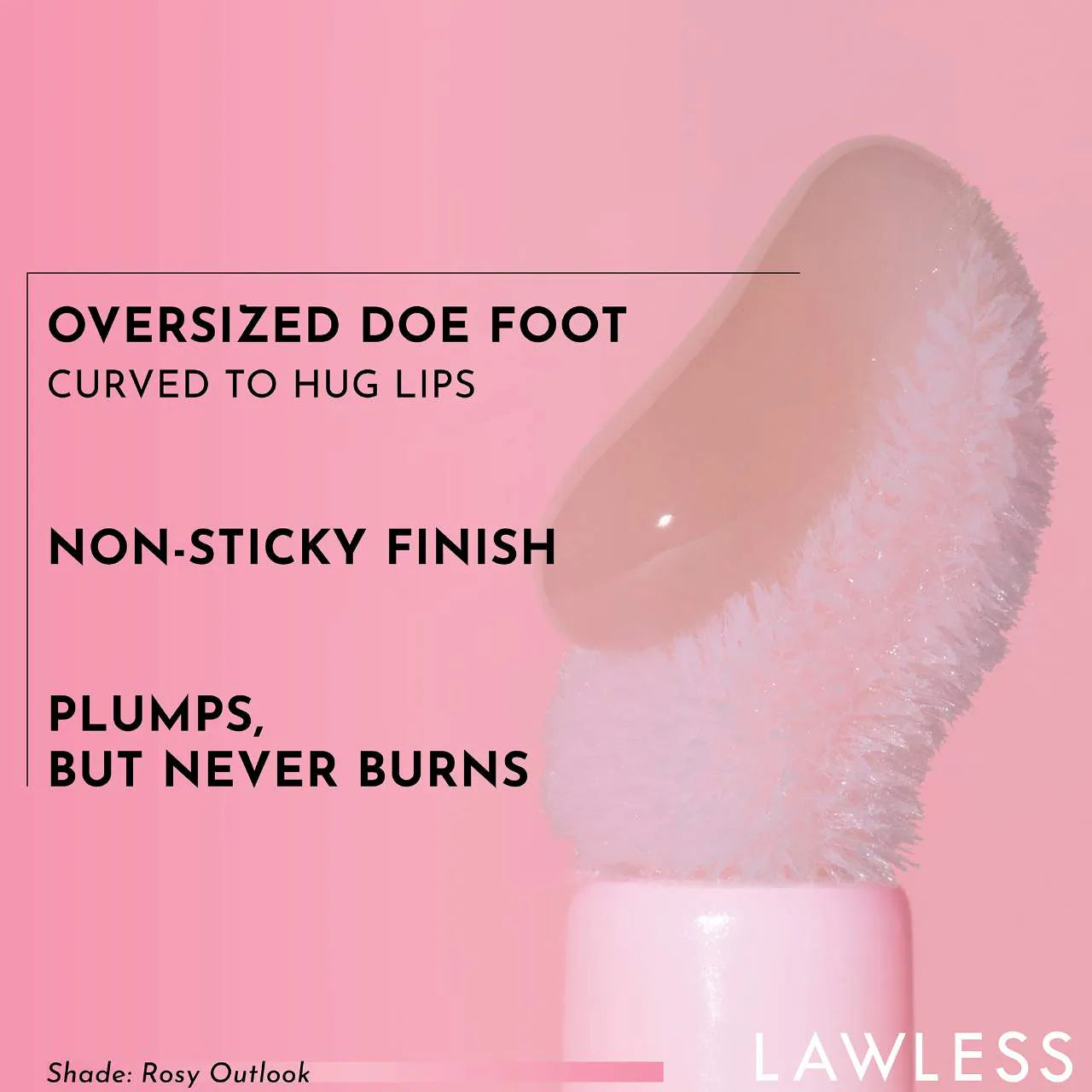LAWLESS Mini Forget The Filler Lip Plumper Line Smoothing Gloss