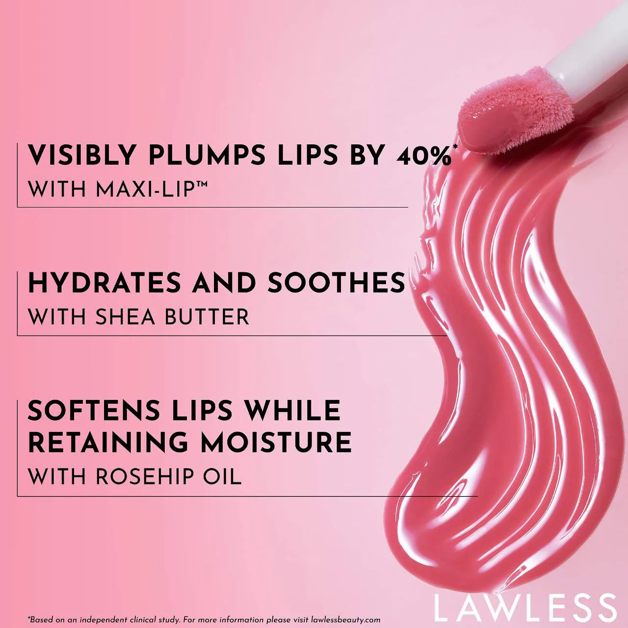 LAWLESS Mini Forget The Filler Lip Plumper Line Smoothing Gloss