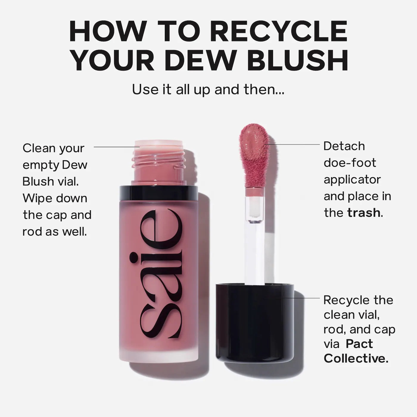 Saie Dew Blush Liquid Cream Blush