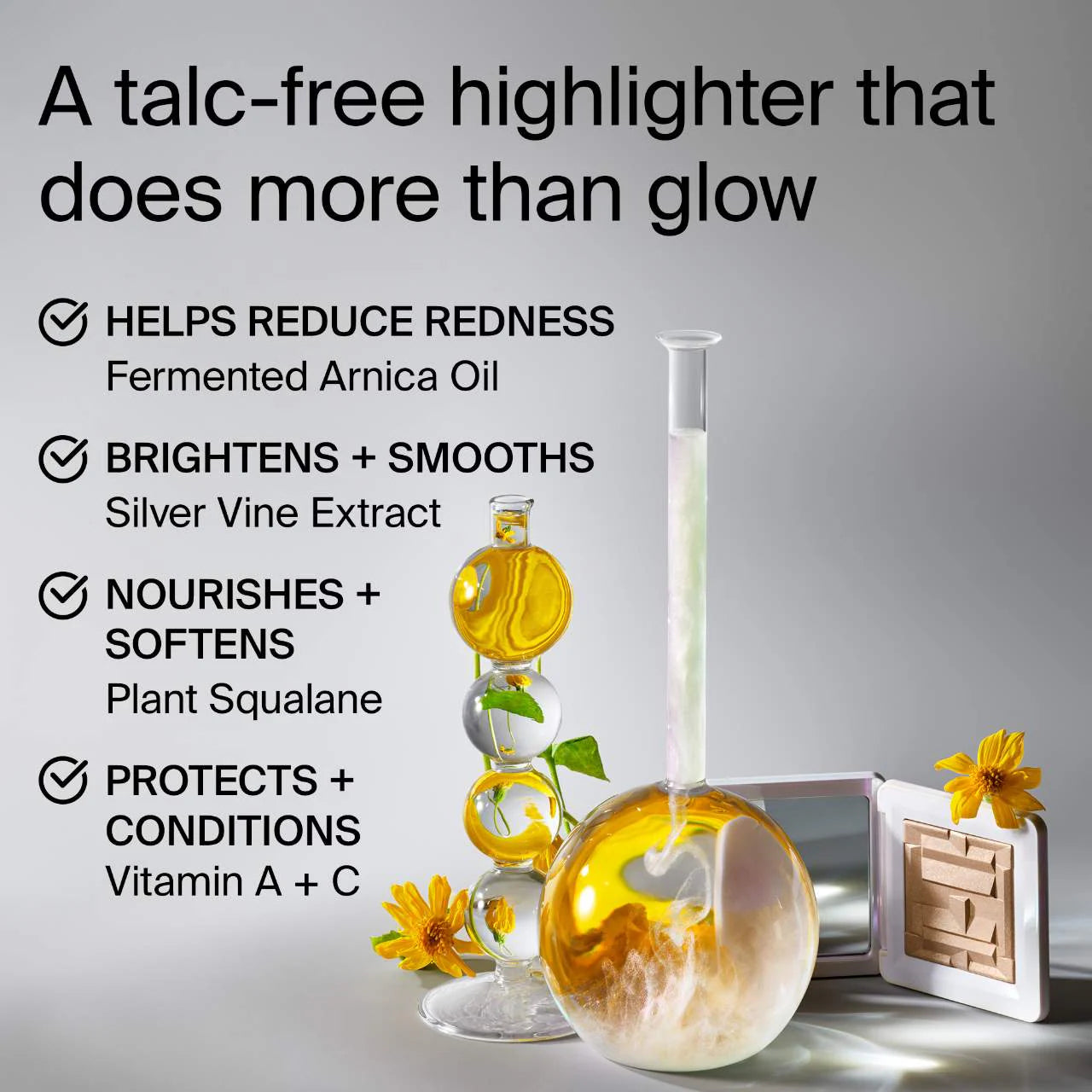 HAUS LABS Bio-Radiant Gel-Powder Illuminating Highlighter
