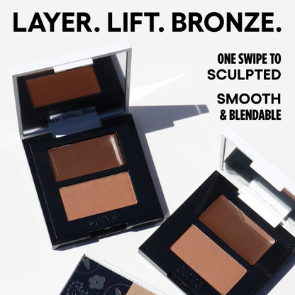 GXVE BY GWEN STEFANI Pick It Up Cream Contour & Talc-Free Powder Bronzer Duo
