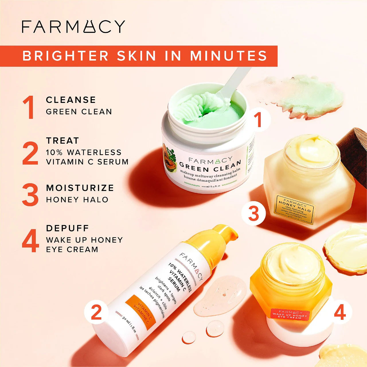 Farmacy Wake Up Honey Eye Cream with Brightening Vitamin C