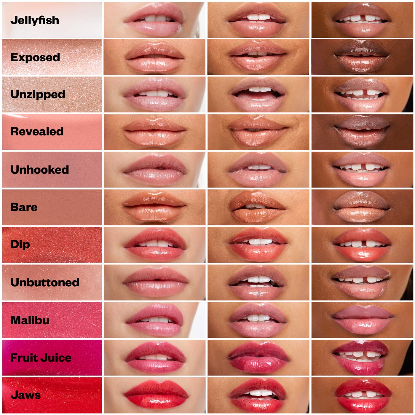 Kosas Wet Lip Oil Plumping Peptide Lip Treatment Gloss