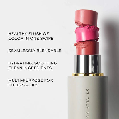 Westman Atelier Mini Petite Baby Cheeks Lip + Cheek Cream Blush Stick