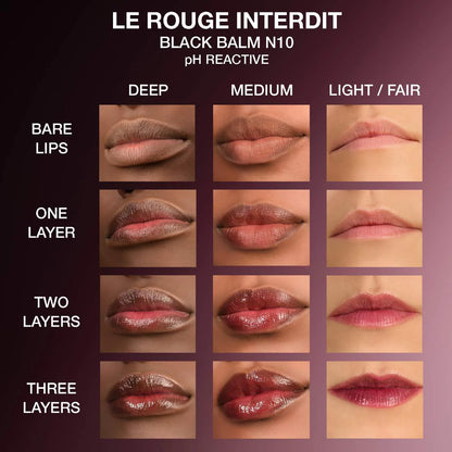 Givenchy Le Rouge Interdit pH Reactive Hydrating Universal Black Lip Balm