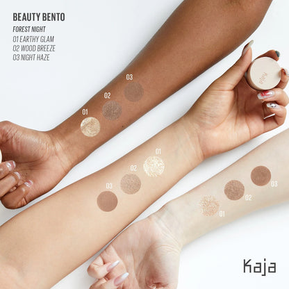 Kaja Eye Bento Bouncy Eyeshadow Trio - Forest Night