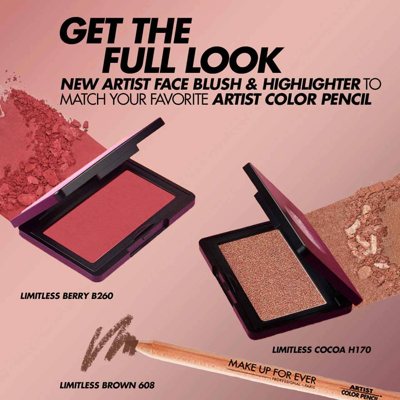 MAKE UP FOR EVER Artist Longwear Skin-fusing Powder Highlighter