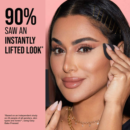 HUDA BEAUTY Easy Bake and Snatch Pressed Talc-Free Brightening and Setting Powder