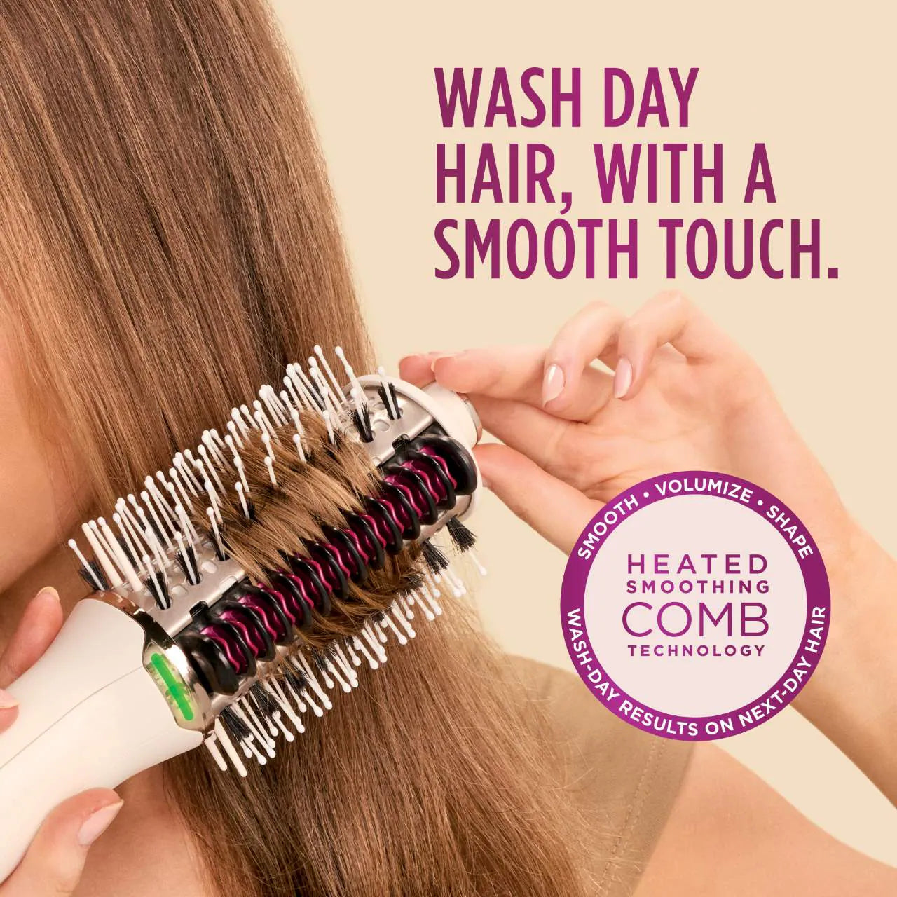 Shark Beauty SmoothStyle™ Heated Comb + Blow Dryer Brush