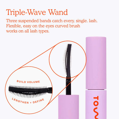 Tower 28 Mini MakeWaves Lengthening + Volumizing Mascara
