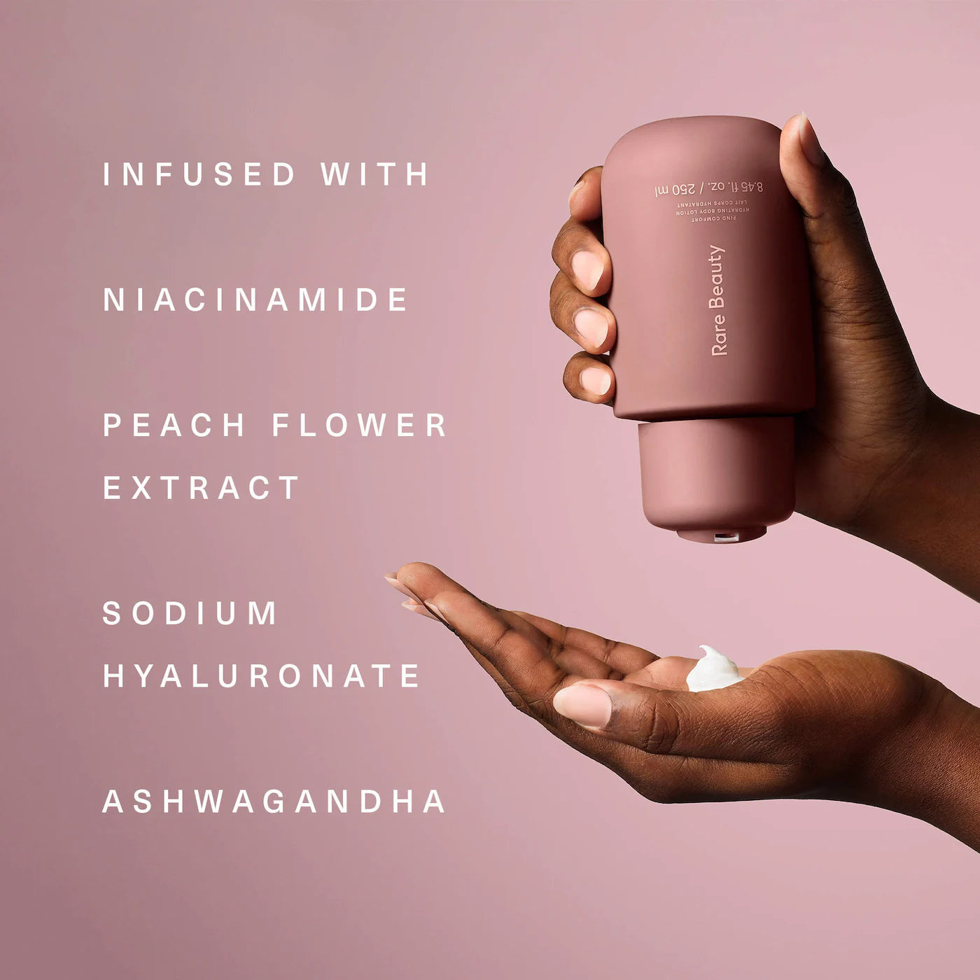 Rare Beauty Find Comfort Niacinamide Hydrating Body Lotion